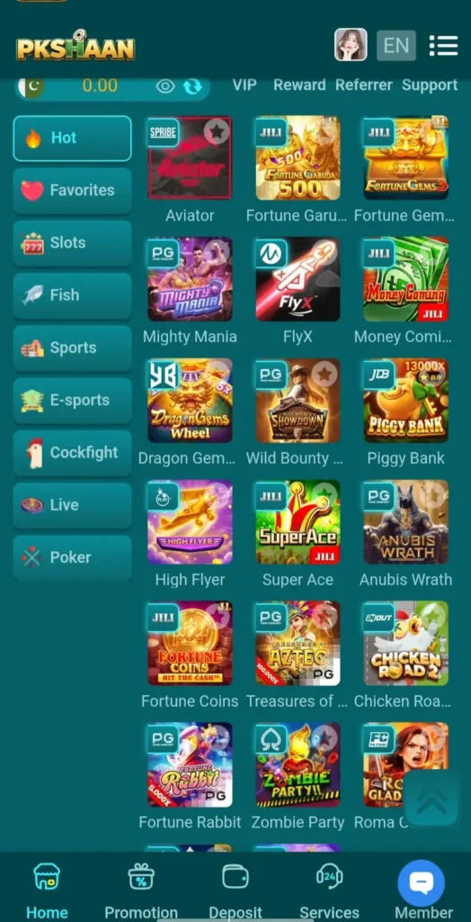 PKShan game