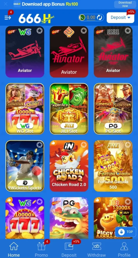 666h game interface