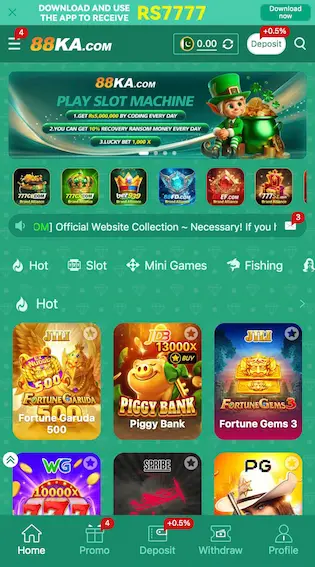 88KA game interface
