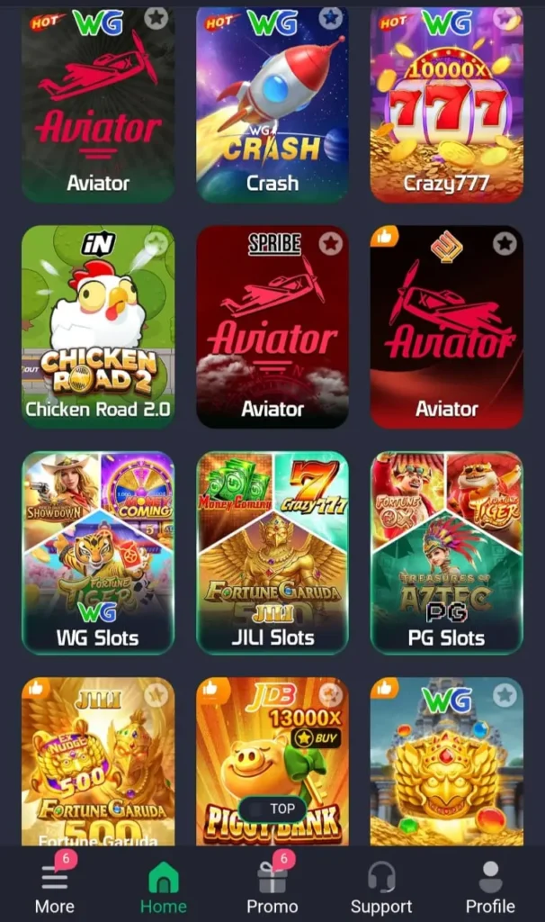 PKR365 game interface